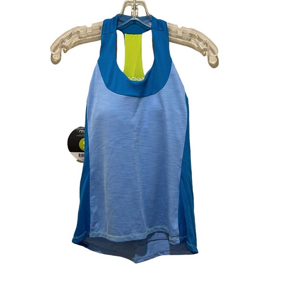Moxie Cycling T Back Tank Top Azure Blue Size Small - Picture 3 of 8